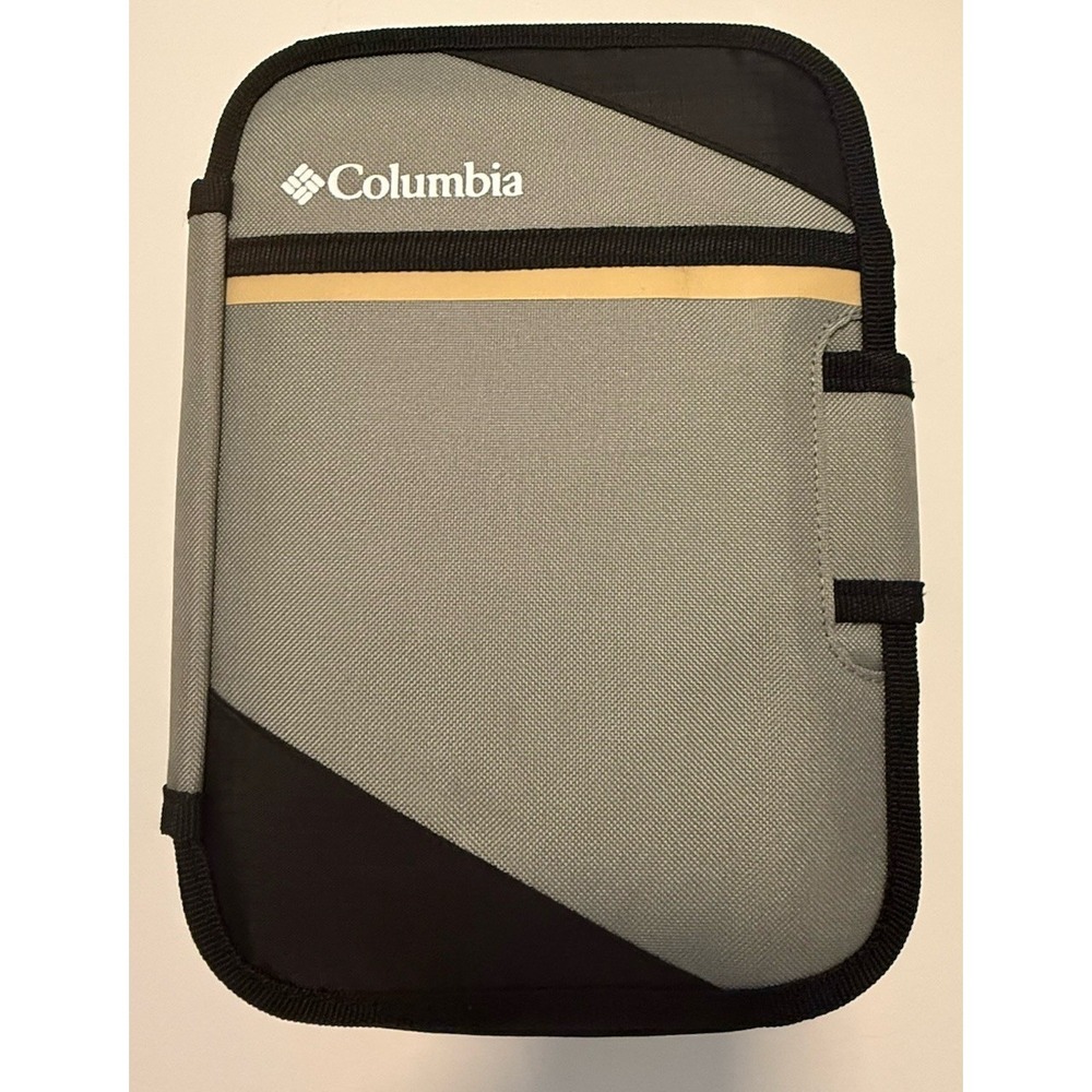 Columbia Lunch Cooler Black Zipperless Coldlok Hardbody Box Pack School Camping